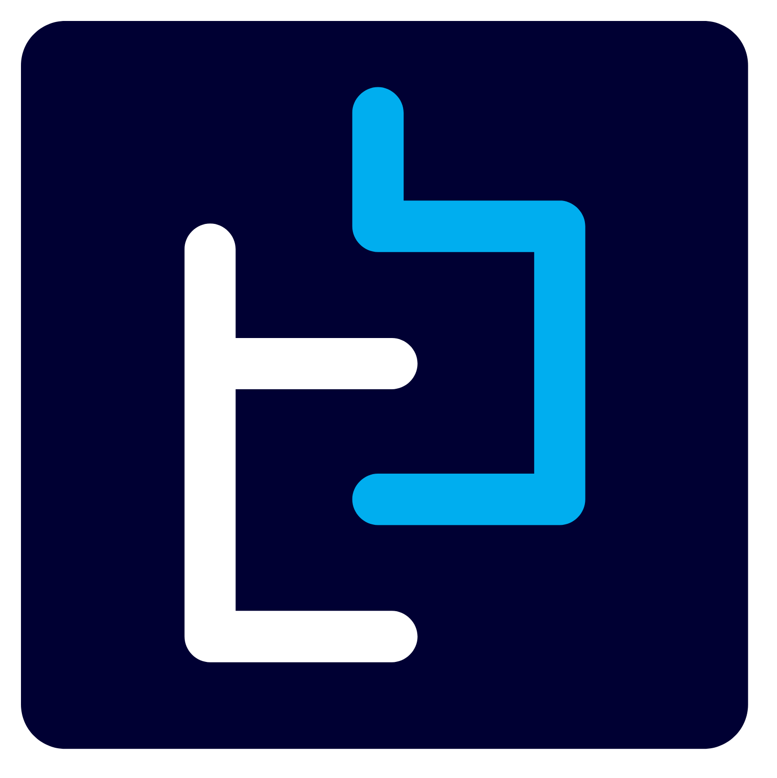 TrueBlue Logo f眉r dunkle Hintergr眉nde (transparentes PNG)