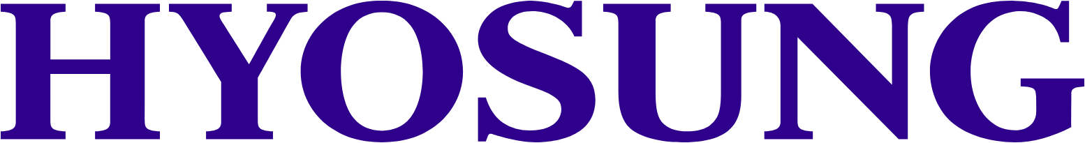 Hyosung Corporation logo large (transparent PNG)