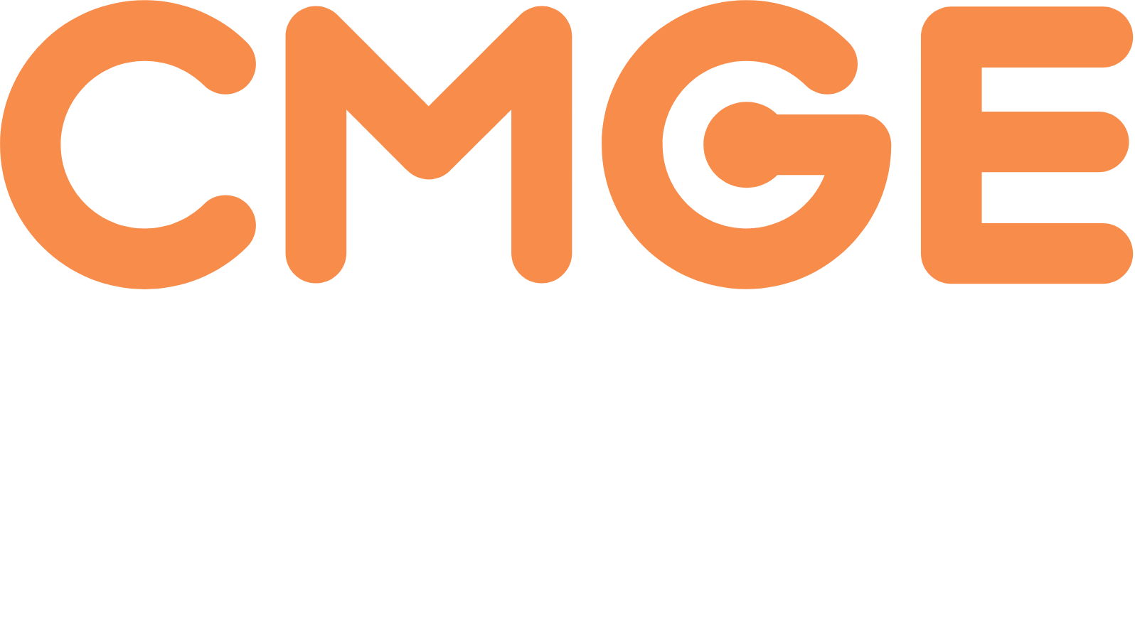 CMGE Technology Group logo fulle size on a dark background (transparent PNG)