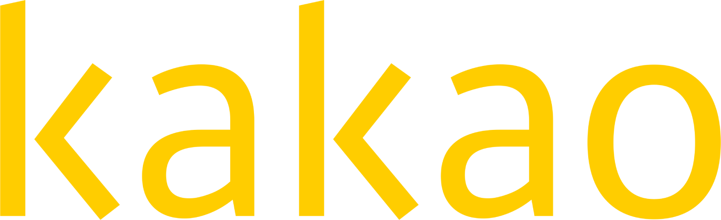 Kakao logo large (transparent PNG)