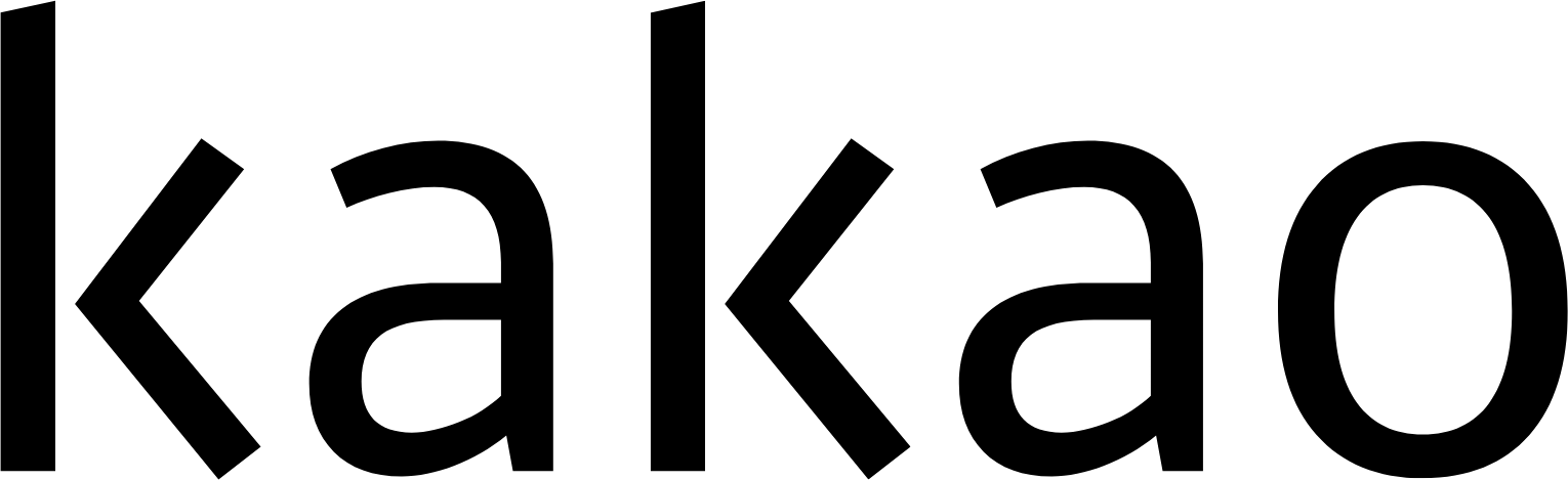 Kakao logo large (transparent PNG)
