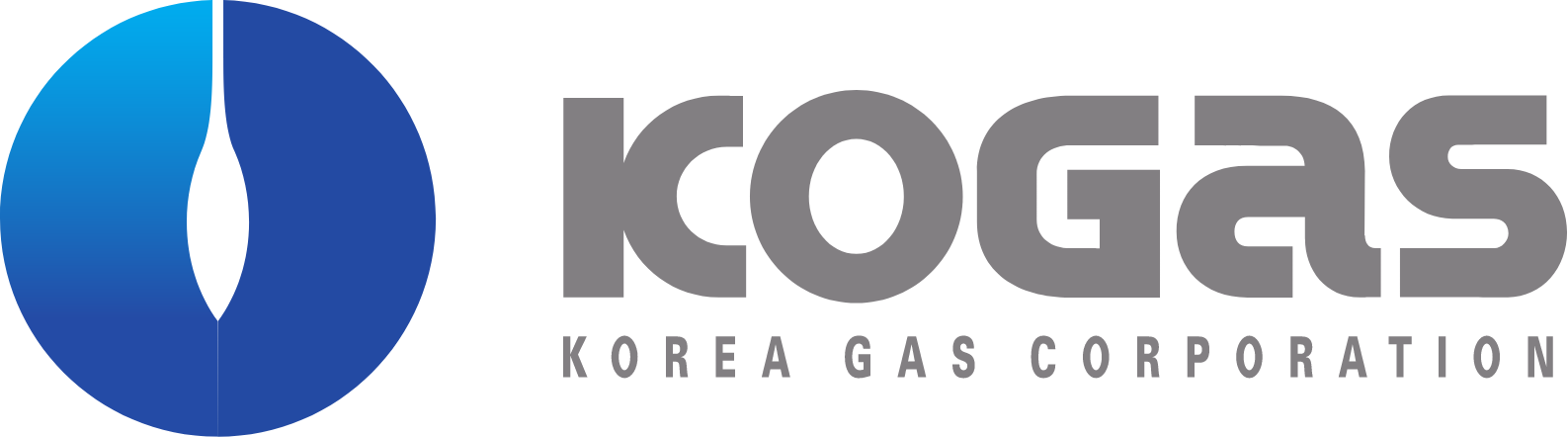 Korea Gas logo large (transparent PNG)