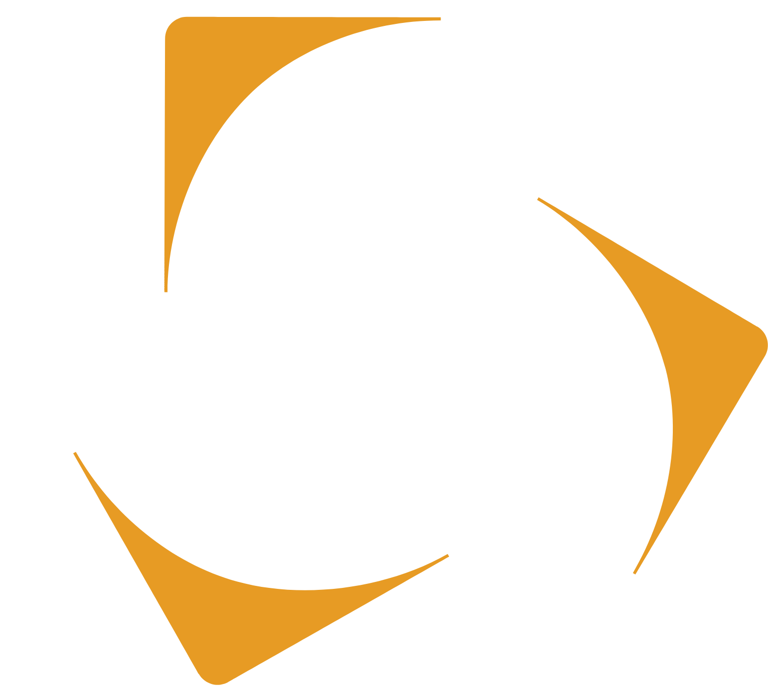 Kazatomprom Logo für dunkle Hintergründe (transparentes PNG)