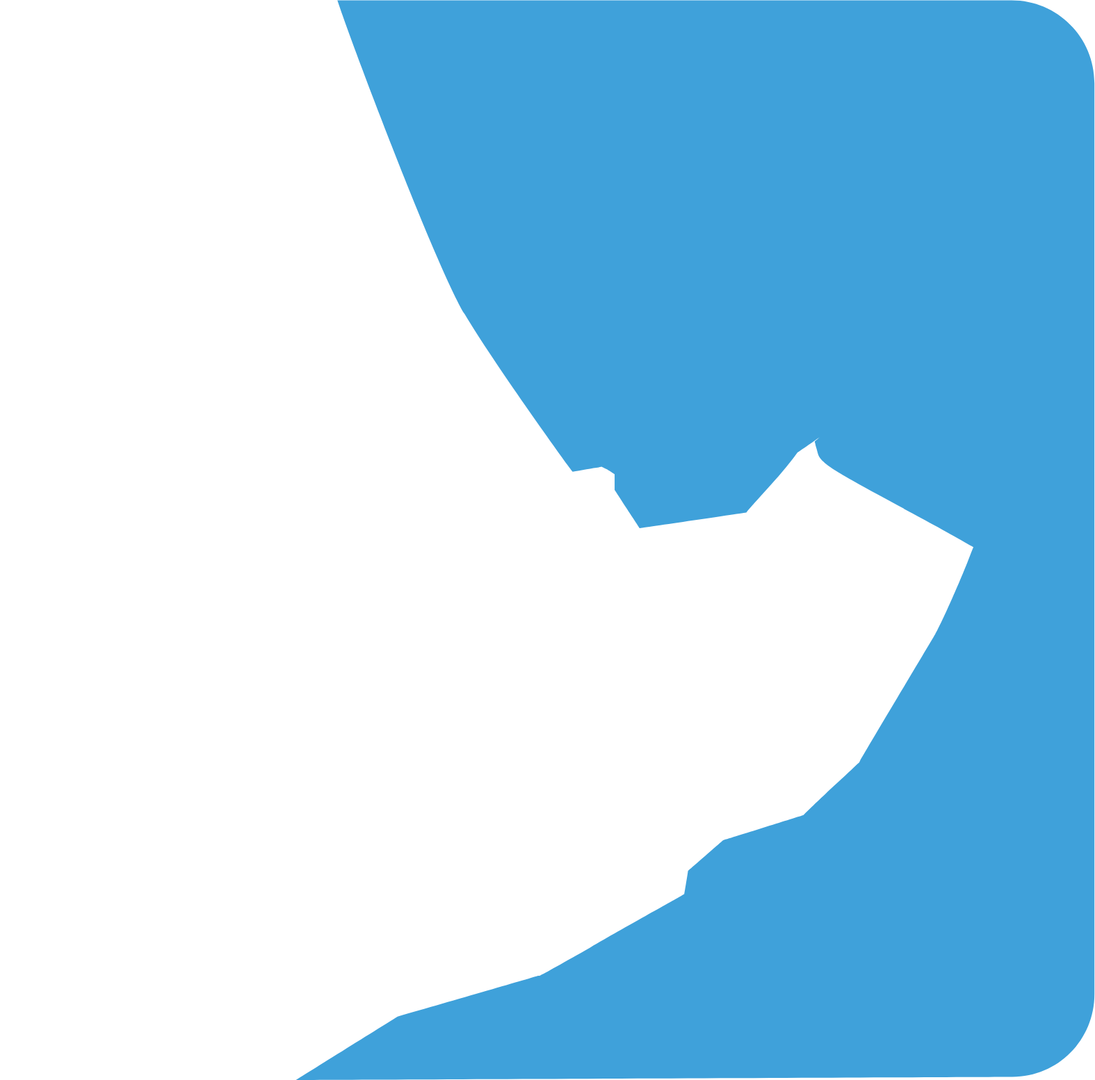 Bank AlJazira Logo für dunkle Hintergründe (transparentes PNG)