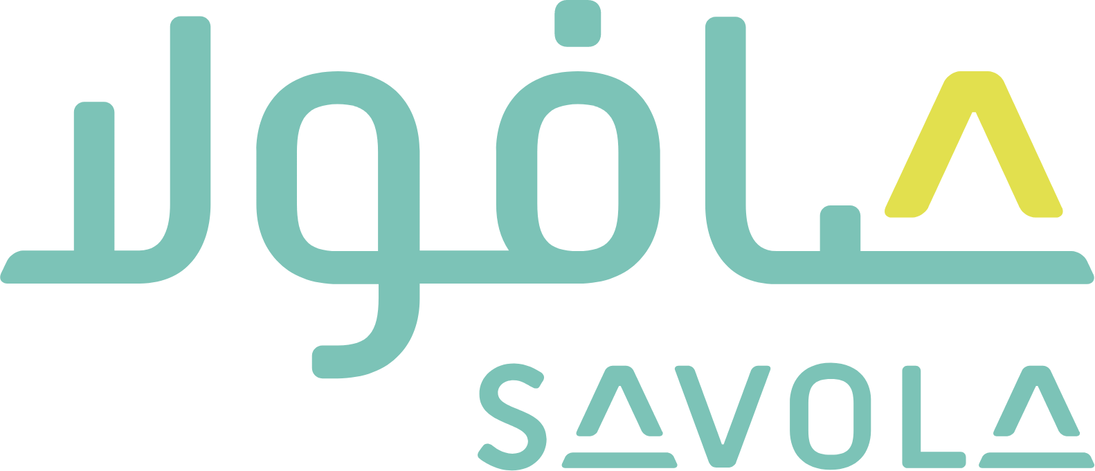 Savola Group Logo groß für dunkle Hintergründe (transparentes PNG)