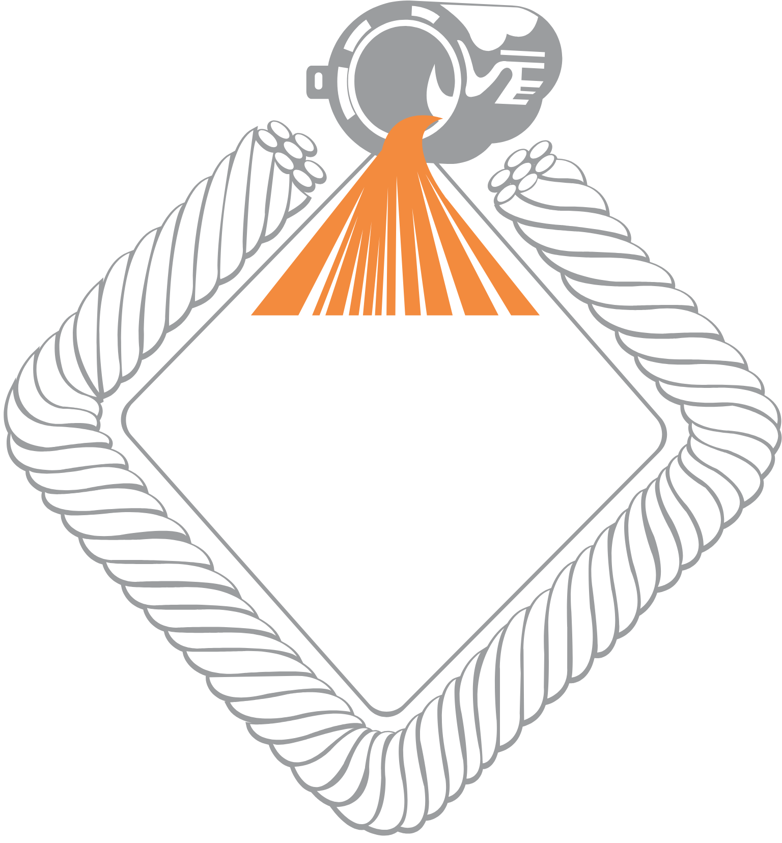 National Metal Manufacturing and Casting logo on a dark background (transparent PNG)