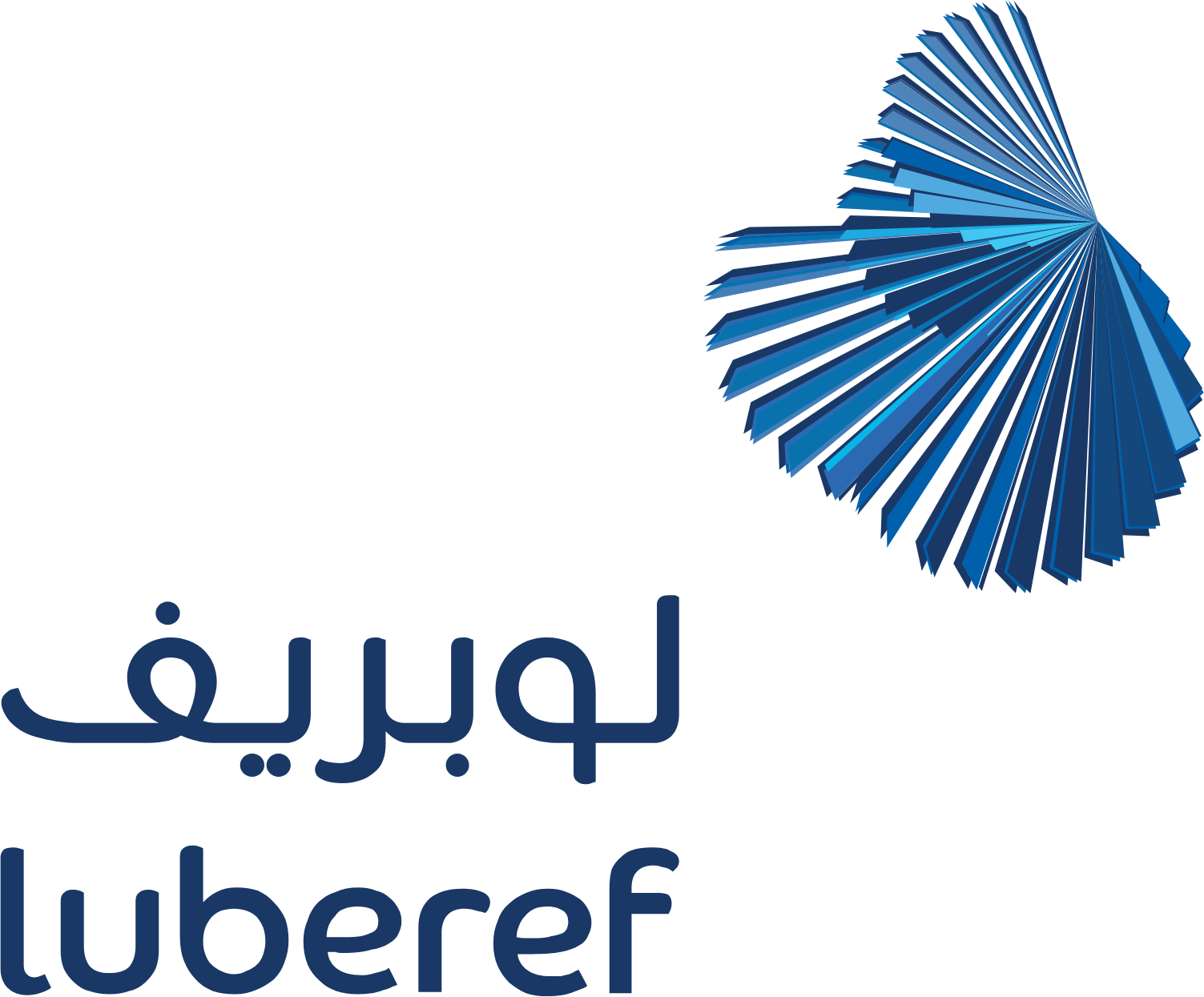 Luberef (Saudi Aramco Base Oil Company) logo large (transparent PNG)