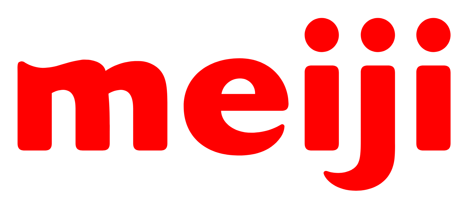 Meiji Holdings logo pour fonds sombres (PNG transparent)