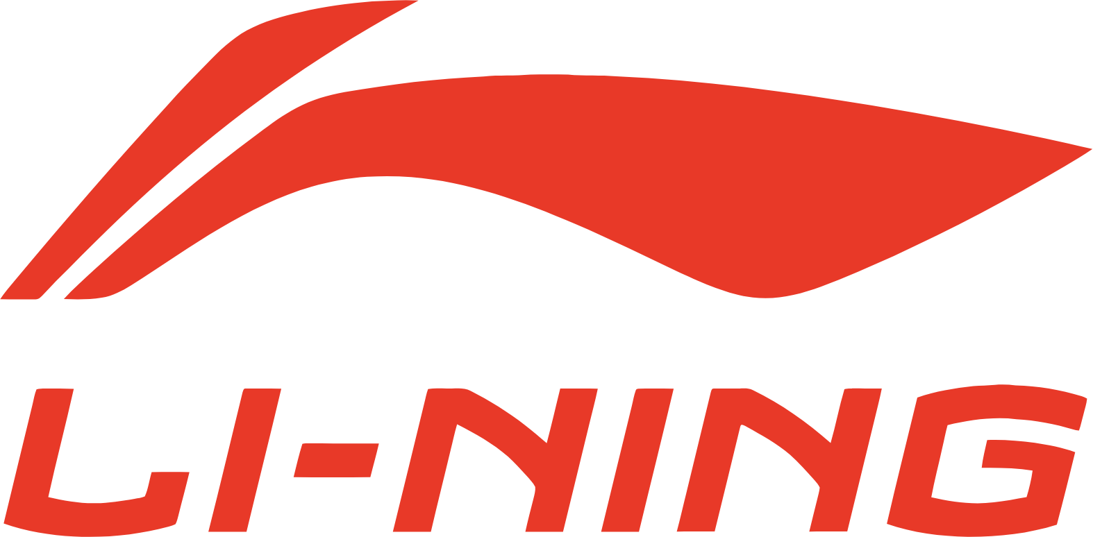Li Ning Company logo large (transparent PNG)