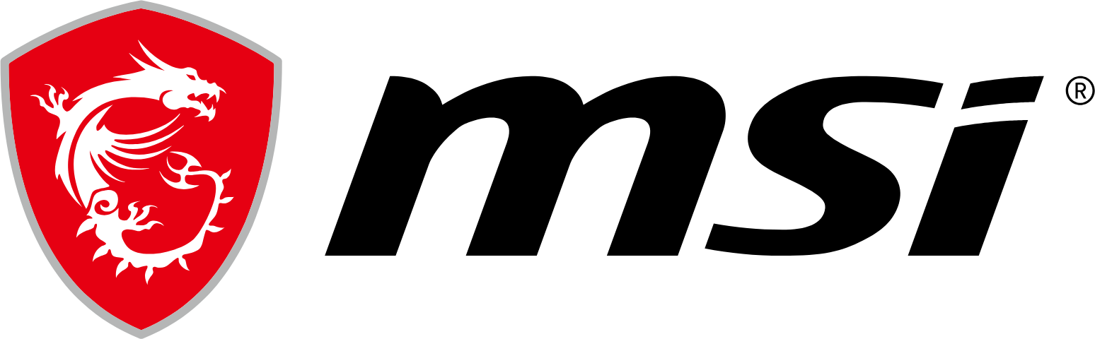 MSI (Micro-Star International) logo large (transparent PNG)