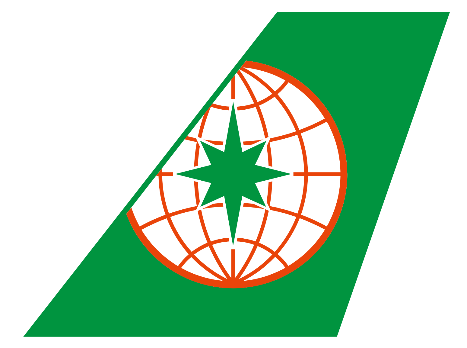 EVA Air
 logo on a dark background (transparent PNG)