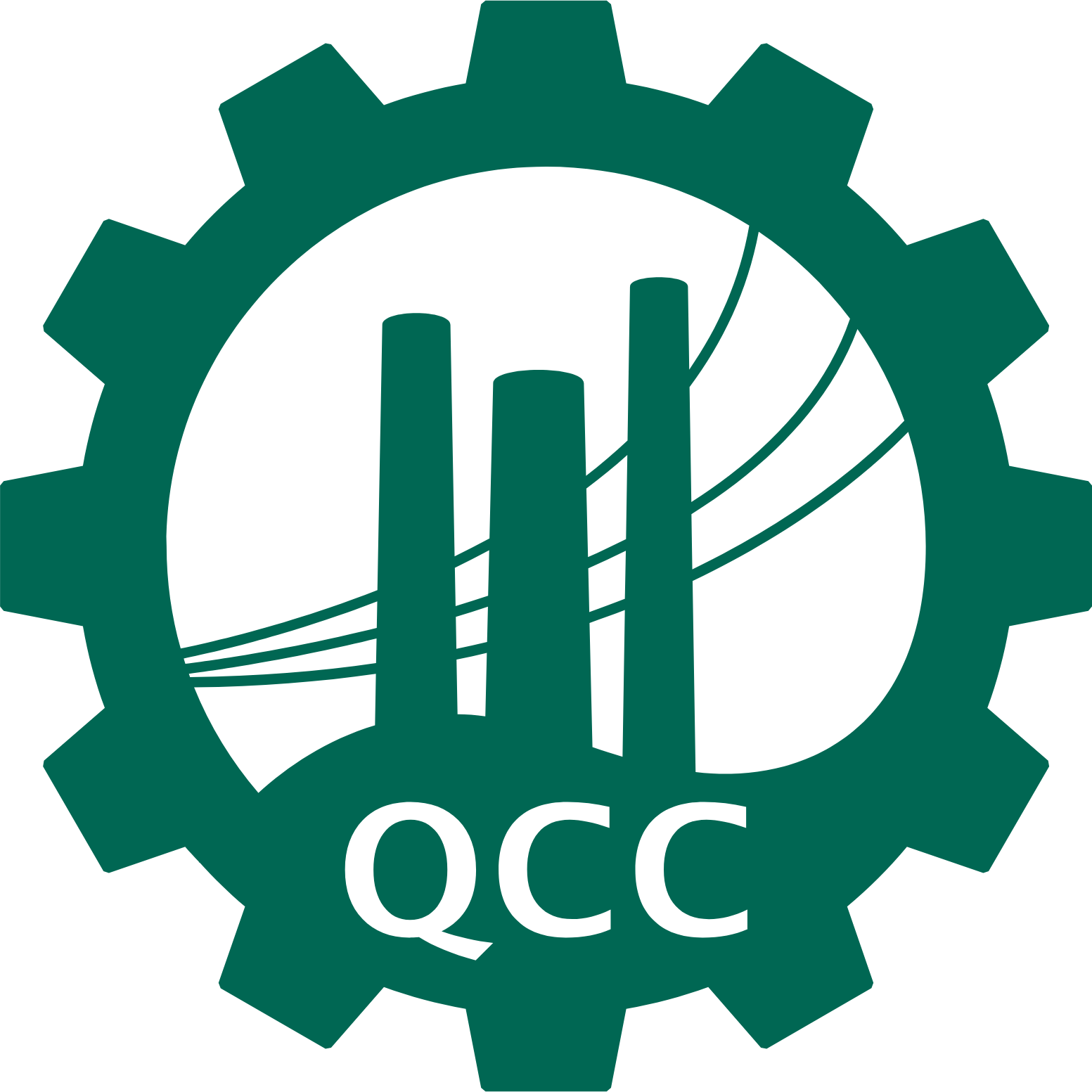 Qassim Cement Company logo (transparent PNG)