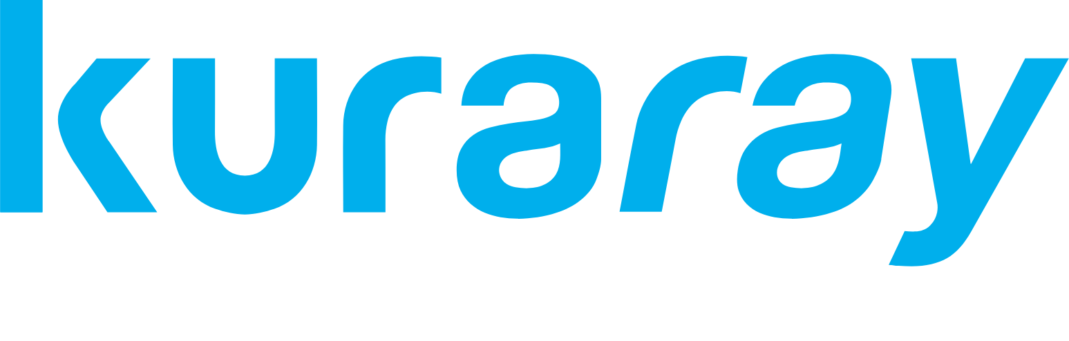 Kuraray Co., Ltd. logo fulle size on a dark background (transparent PNG)