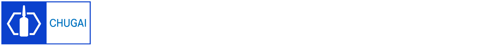 Chugai Pharmaceutical logo fulle size on a dark background (transparent PNG)