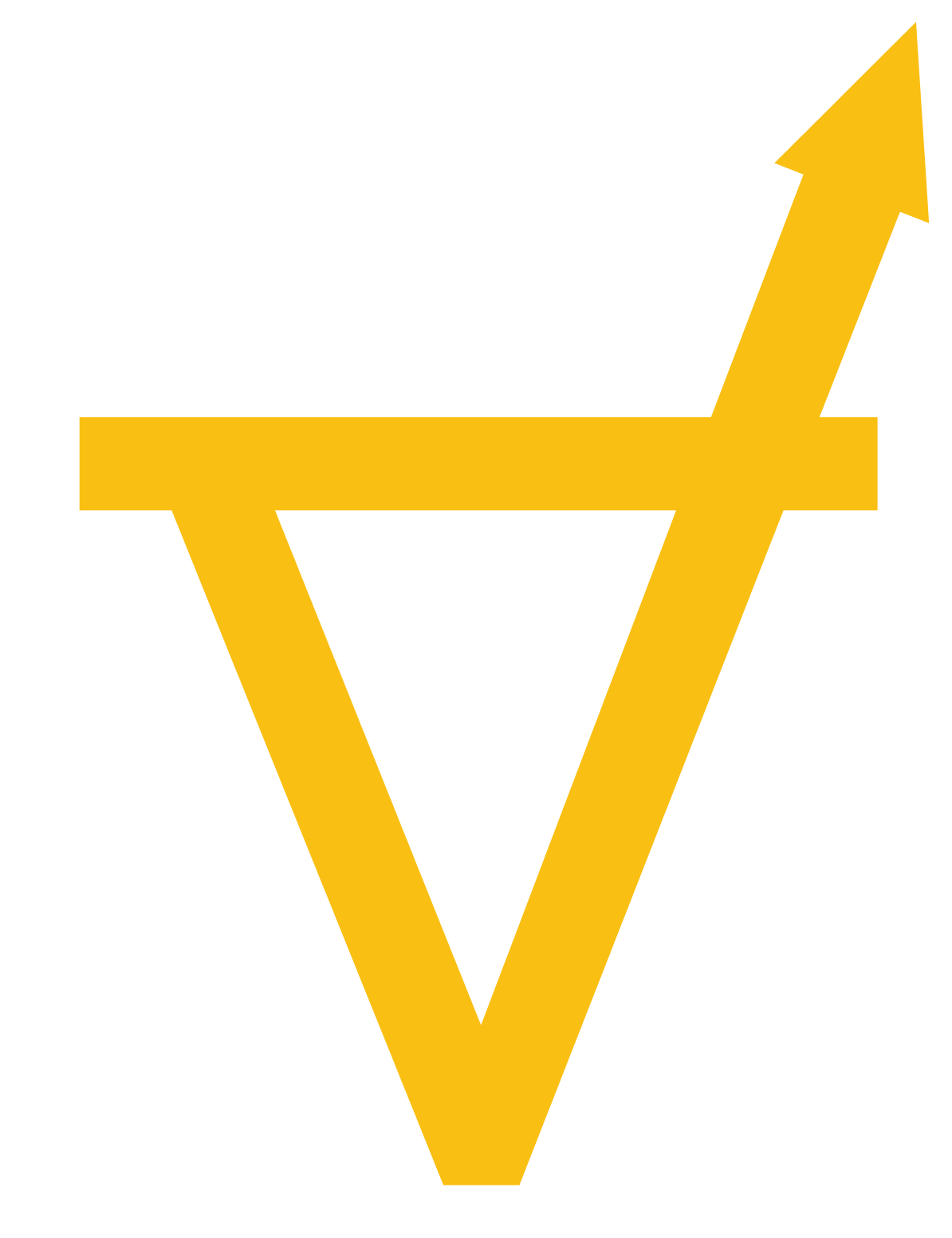 Vanguard International Semiconductor Logo für dunkle Hintergründe (transparentes PNG)