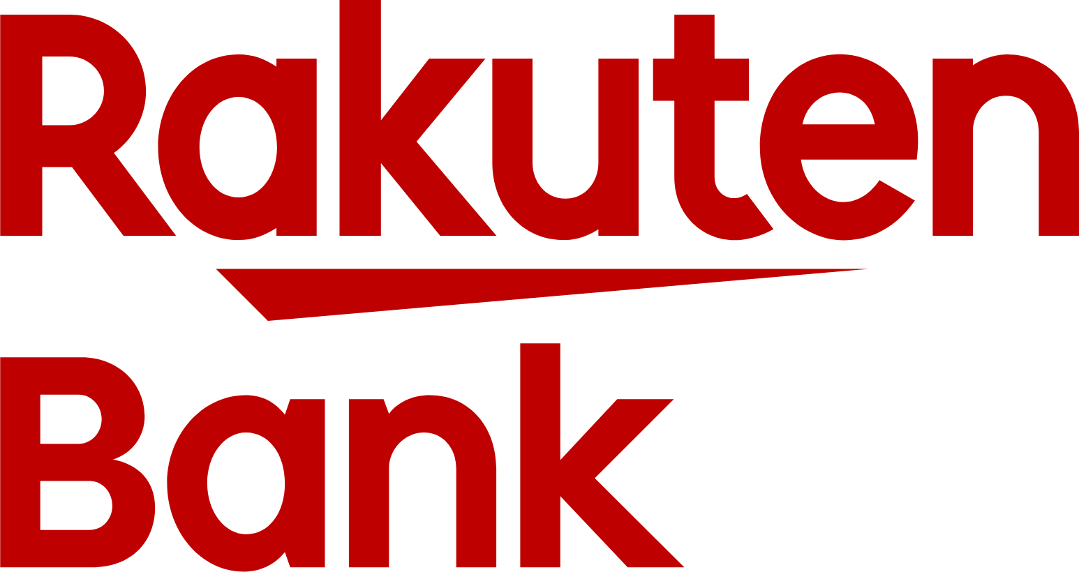 Rakuten Bank logo large (transparent PNG)
