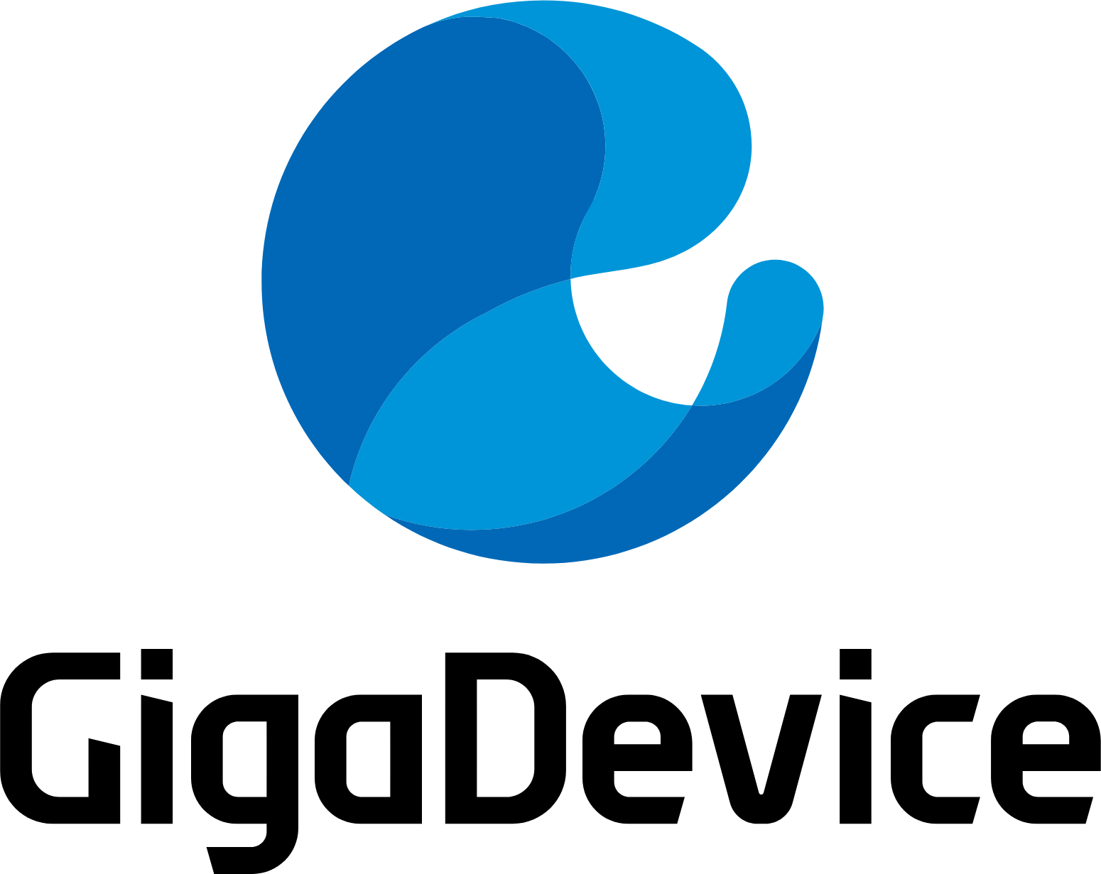 GigaDevice Semiconductor logo large (transparent PNG)