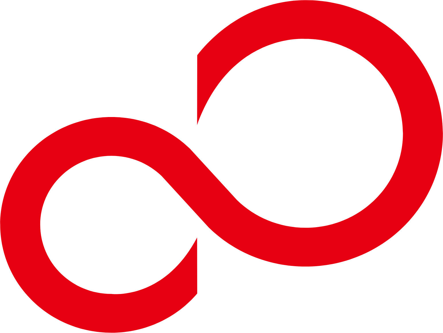 Fujitsu logo (transparent PNG)