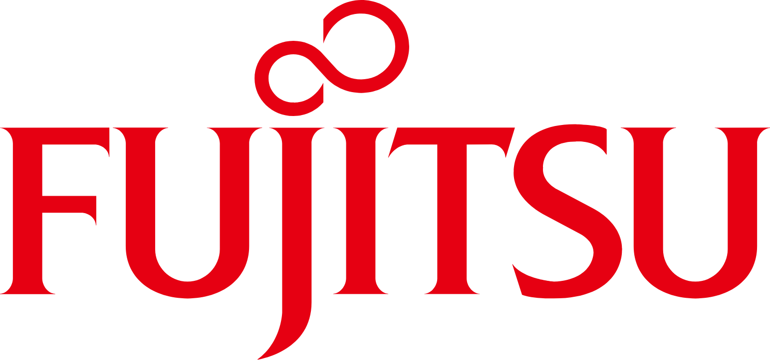 Fujitsu logo large (transparent PNG)