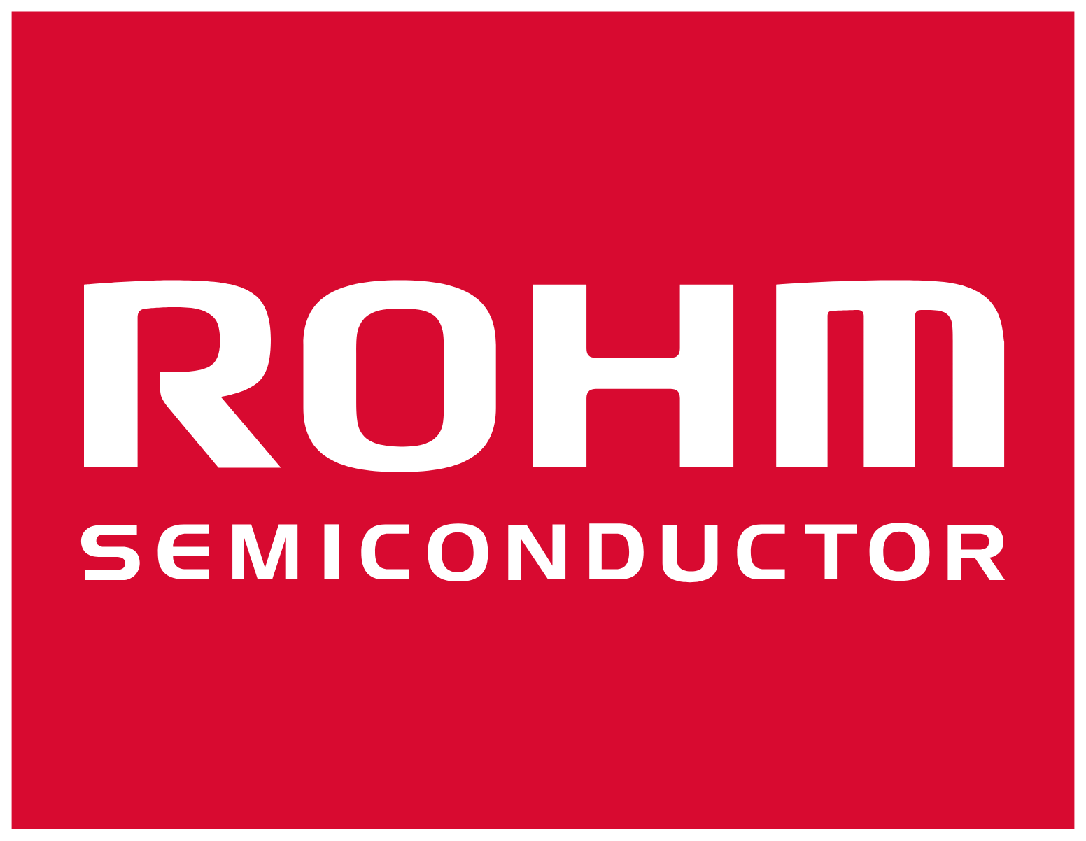 Rohm
 logo fulle size on a dark background (transparent PNG)