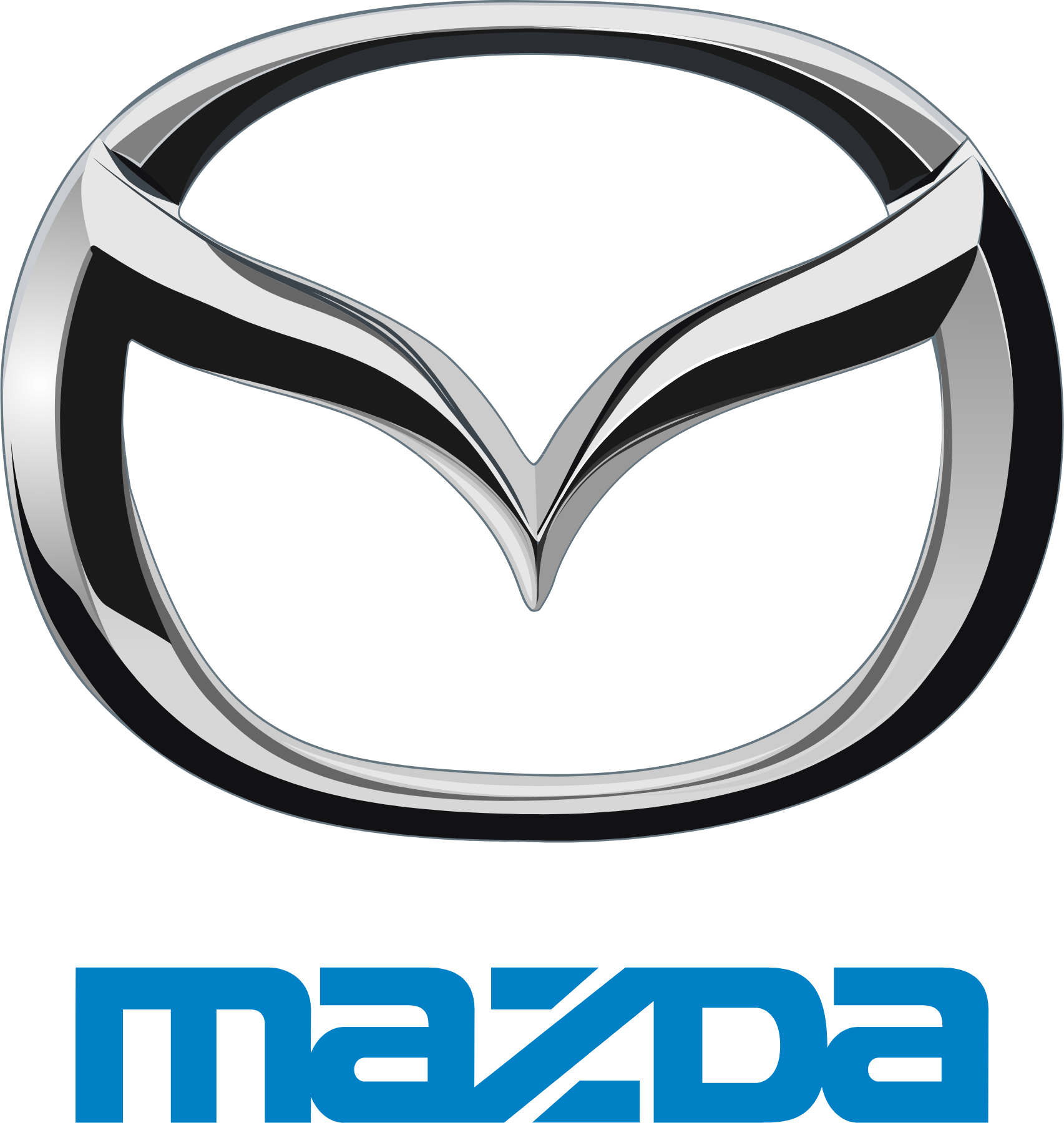 Mazda logo in transparent PNG format