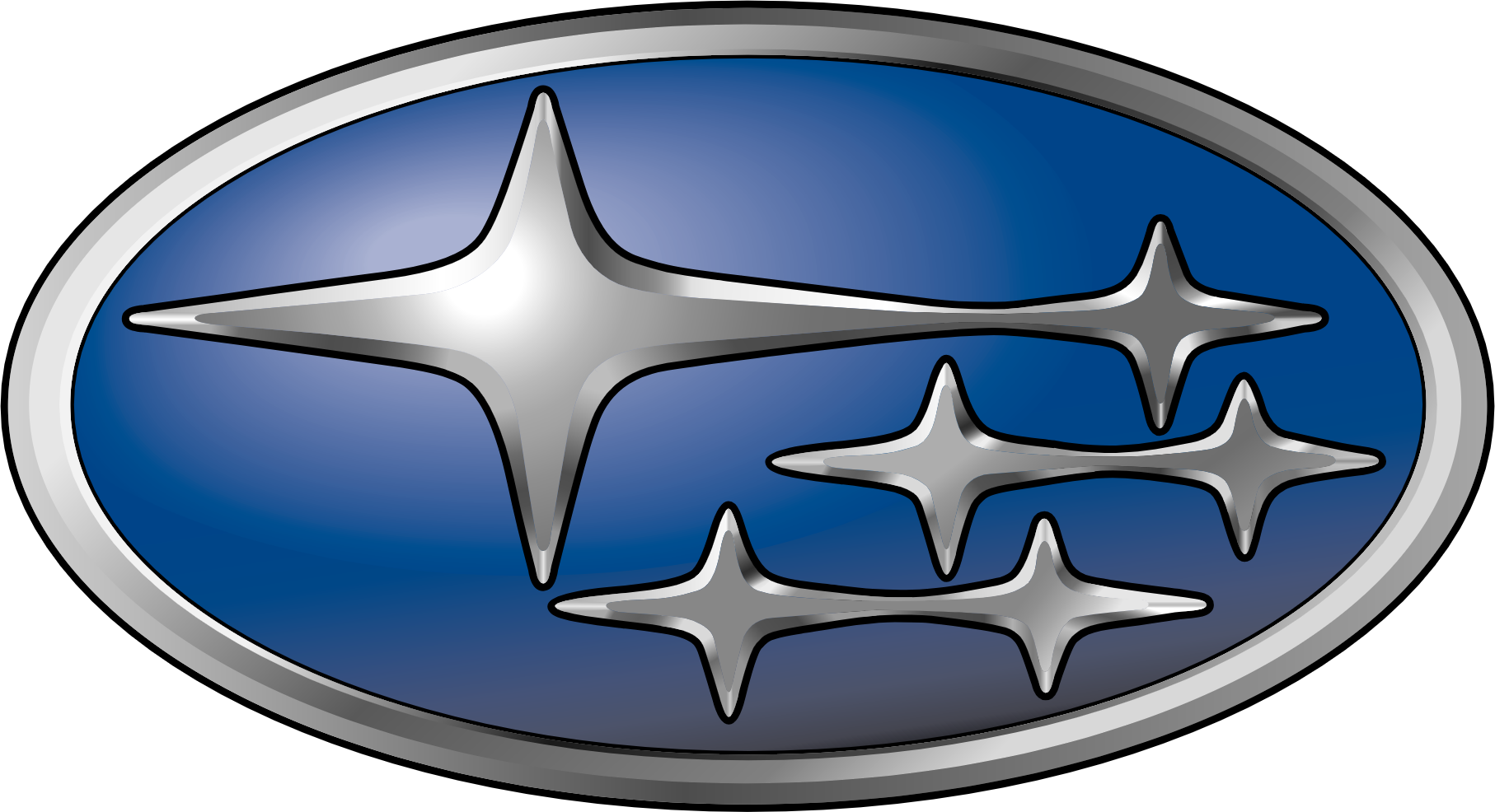 Subaru logo (transparent PNG)