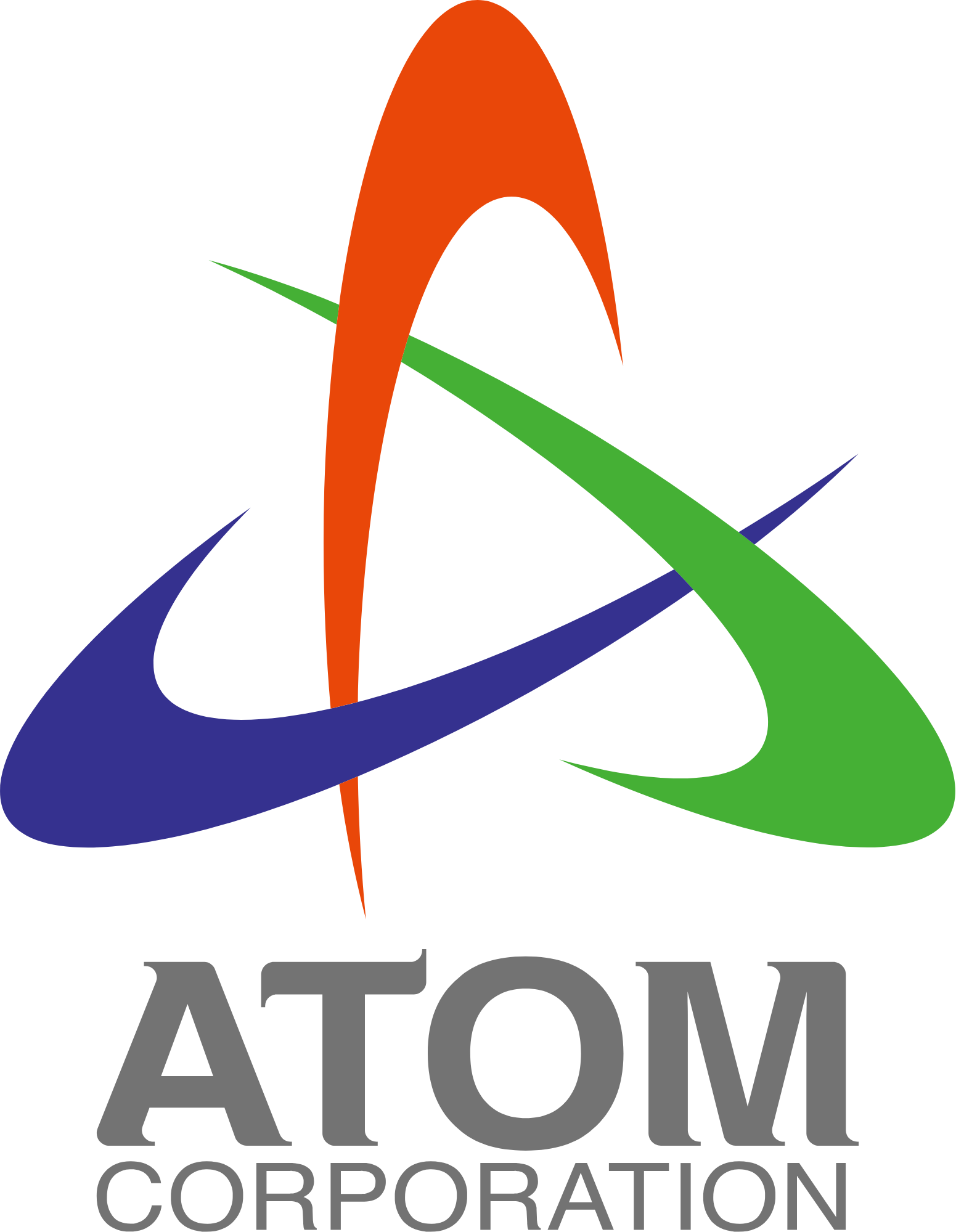 ATOM Corporation logo large (transparent PNG)