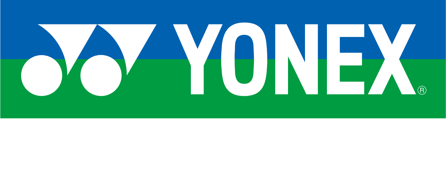 YONEX Co., Ltd. logo fulle size on a dark background (transparent PNG)