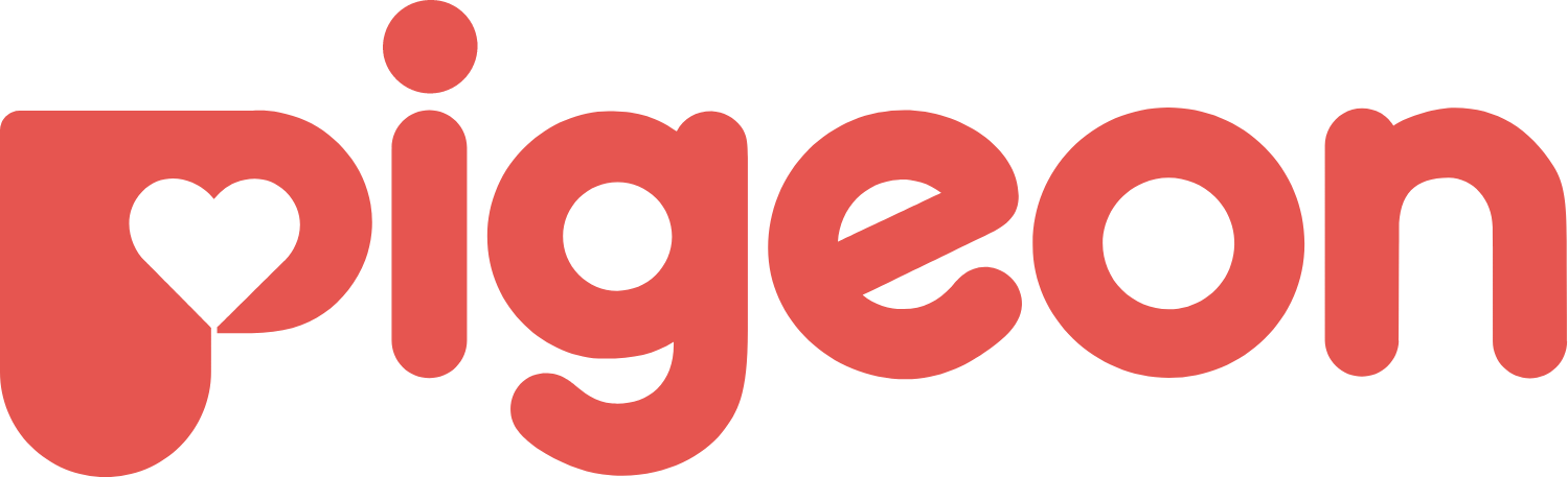 Pigeon logo in transparent PNG format