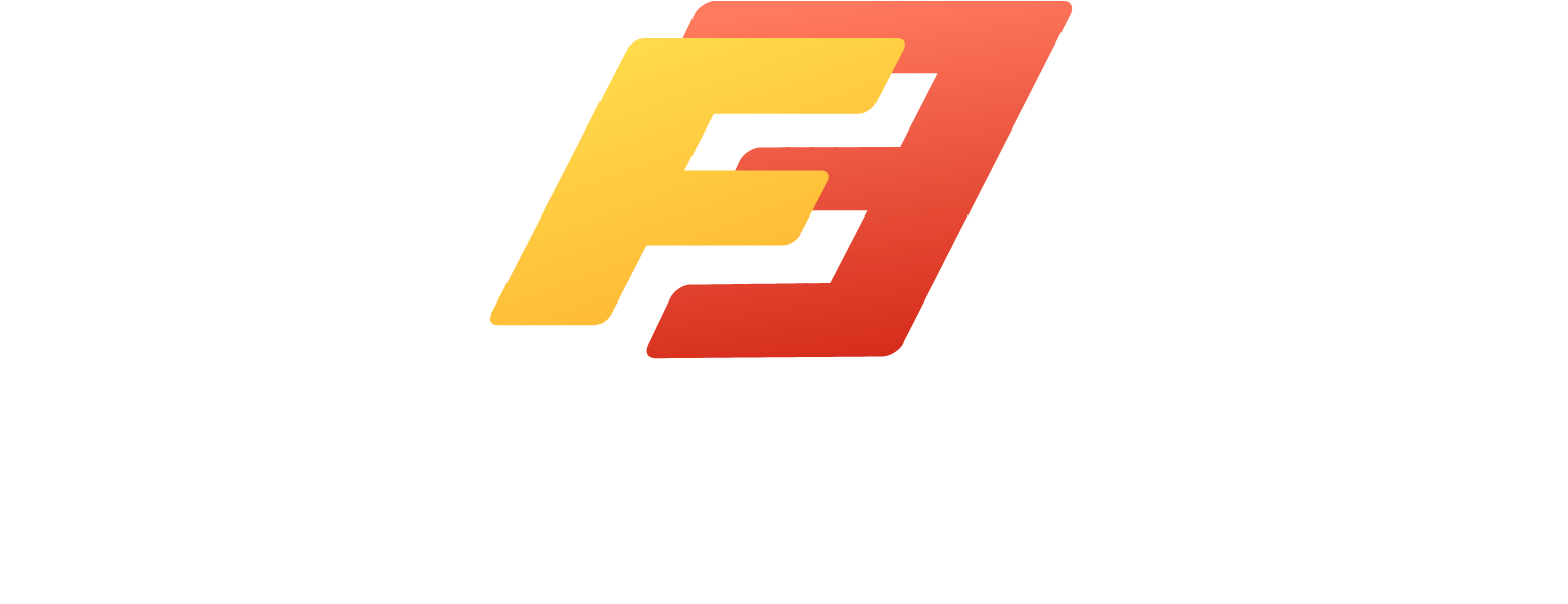 Forever Entertainment logo fulle size on a dark background (transparent PNG)