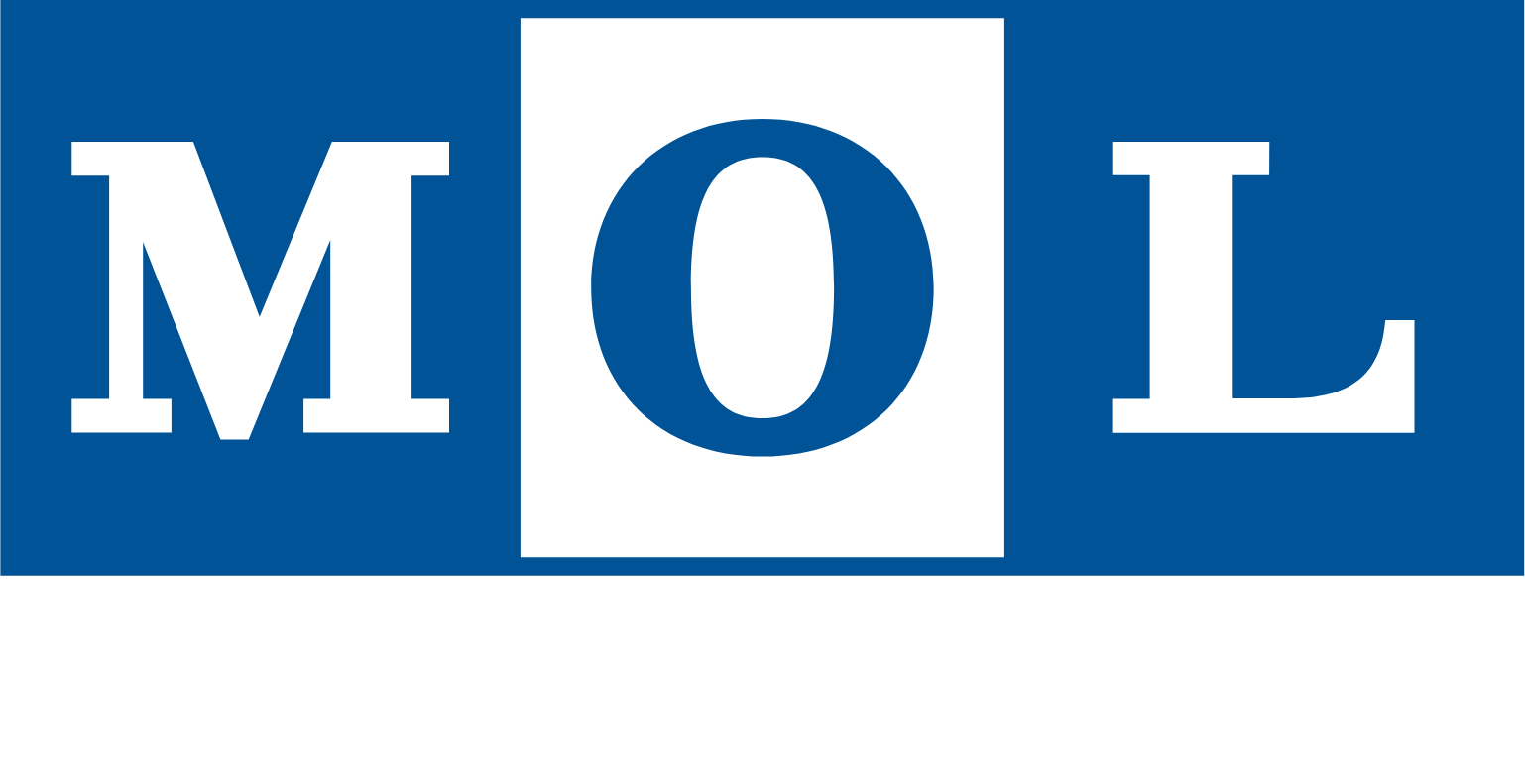 Mitsui O.S.K. Lines logo grand pour les fonds sombres (PNG transparent)