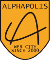 AlphaPolis logo (PNG transparent)