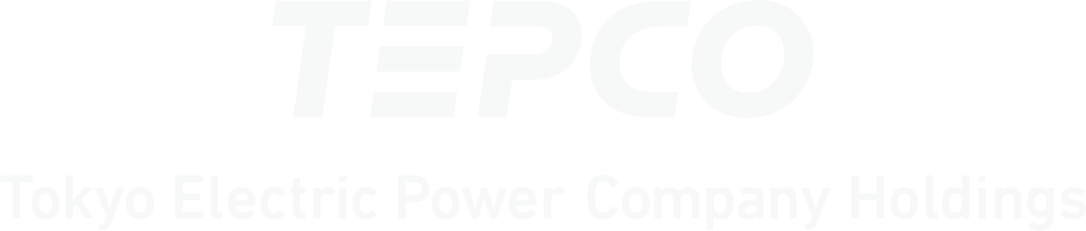 Tokyo Electric Power Company logo fulle size on a dark background (transparent PNG)