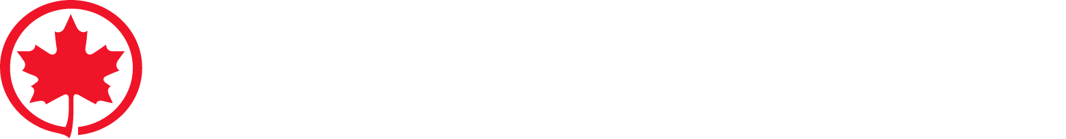 Air Canada logo grand pour les fonds sombres (PNG transparent)