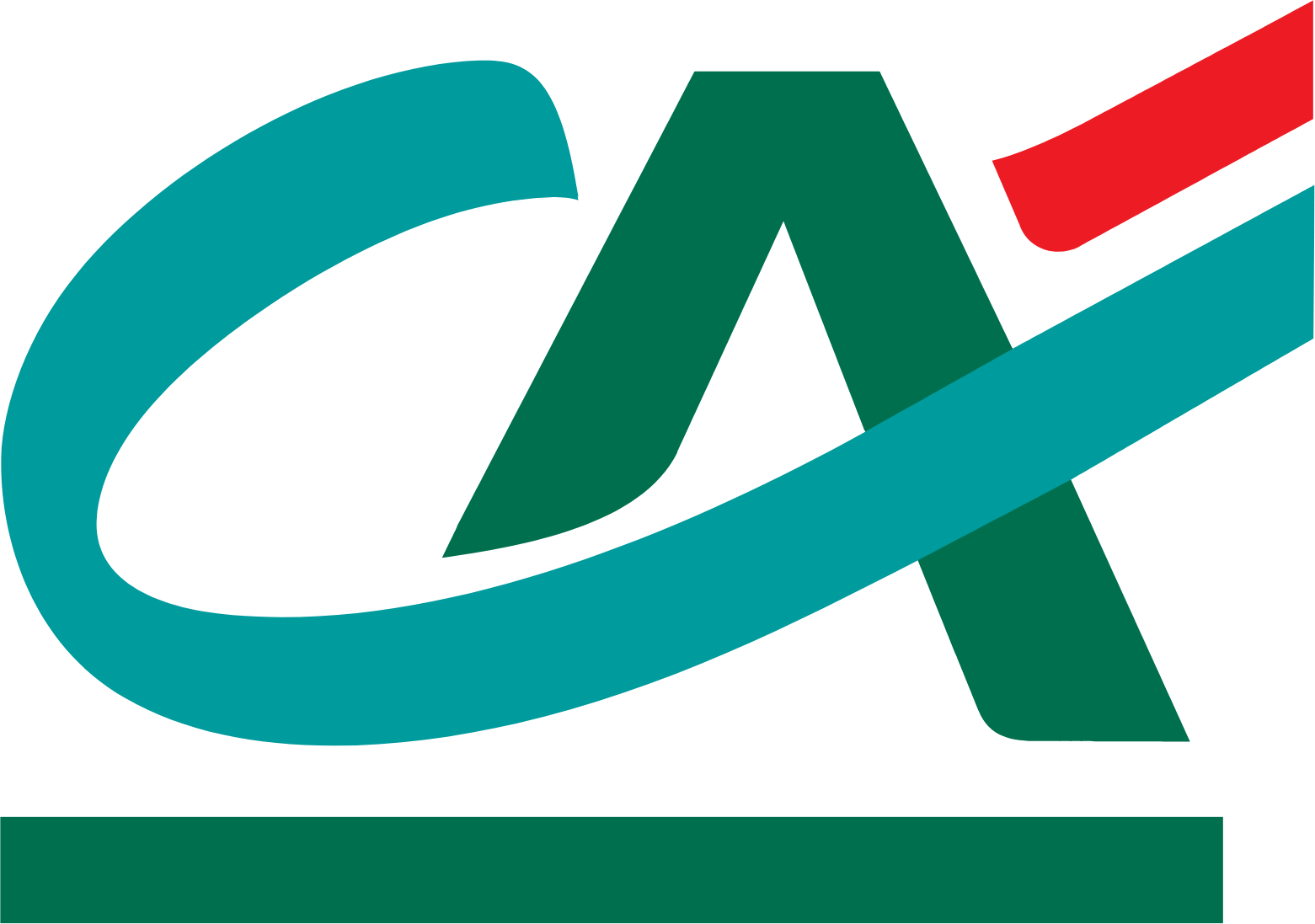 Crédit Agricole logo (PNG transparent)