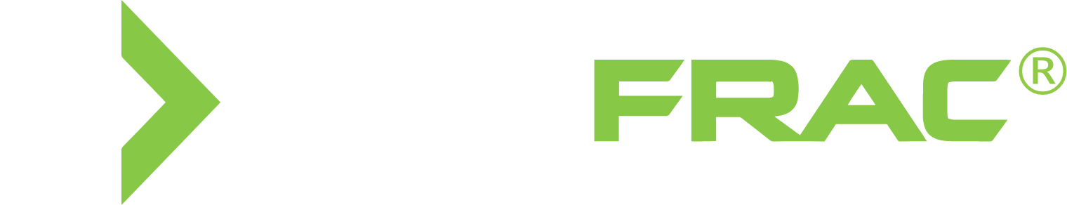 ProFrac logo fulle size on a dark background (transparent PNG)