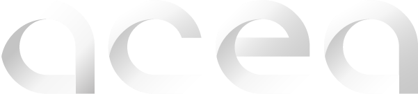 ACEA Logo groß für dunkle Hintergründe (transparentes PNG)