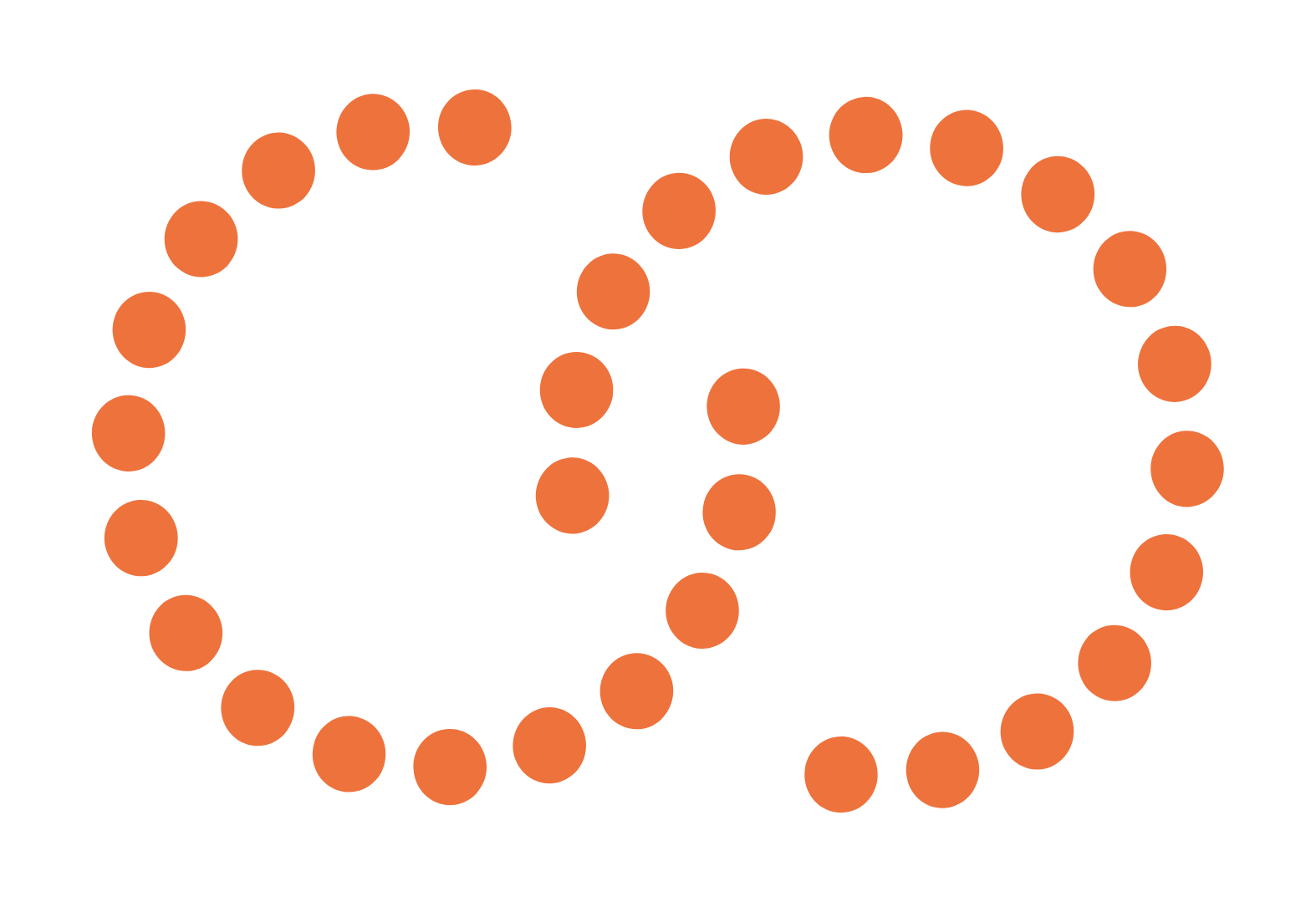 Acrivon Therapeutics Logo für dunkle Hintergründe (transparentes PNG)