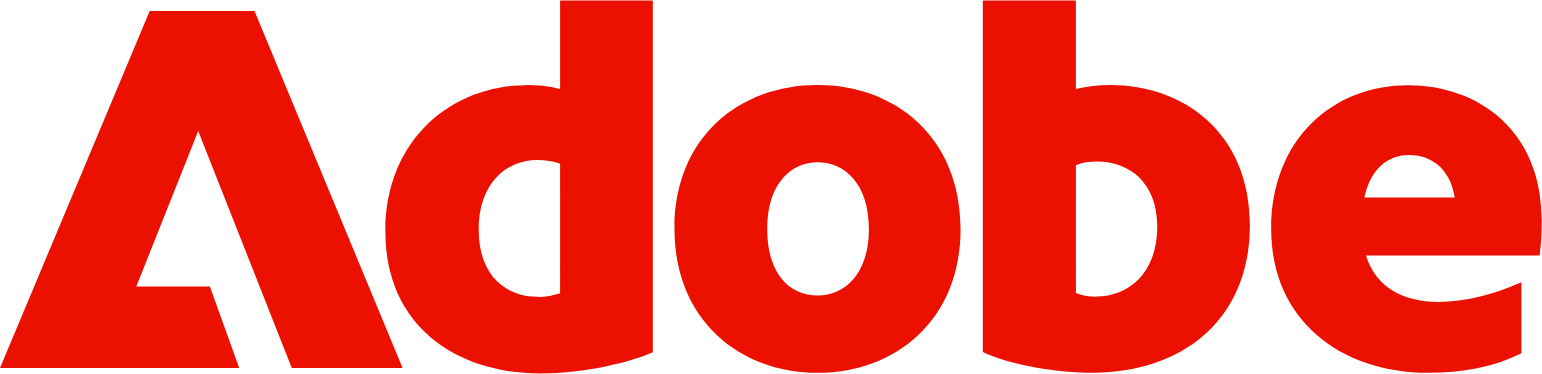 Adobe logo large (transparent PNG)