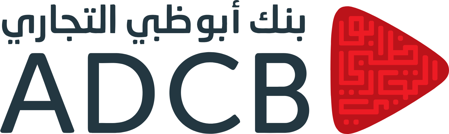 Abu Dhabi Commercial Bank (ADCB) logo large (transparent PNG)