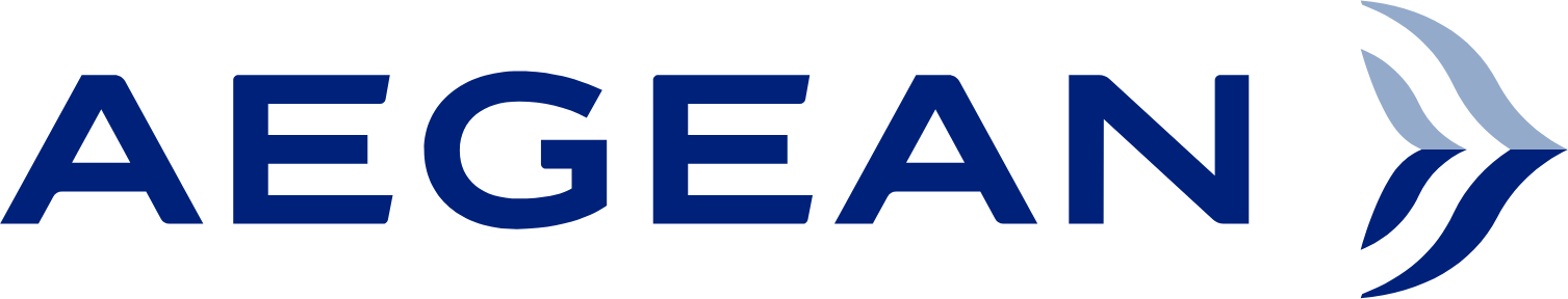 Aegean Airlines logo large (transparent PNG)