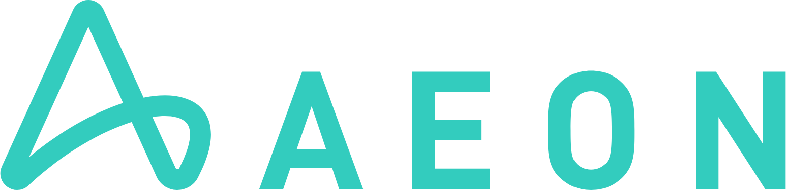 AEON Biopharma logo in transparent PNG and vectorized SVG formats