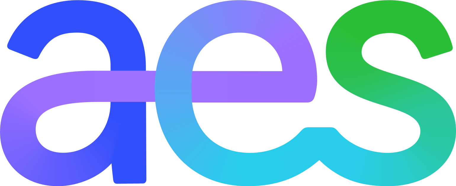 AES logo (transparent PNG)