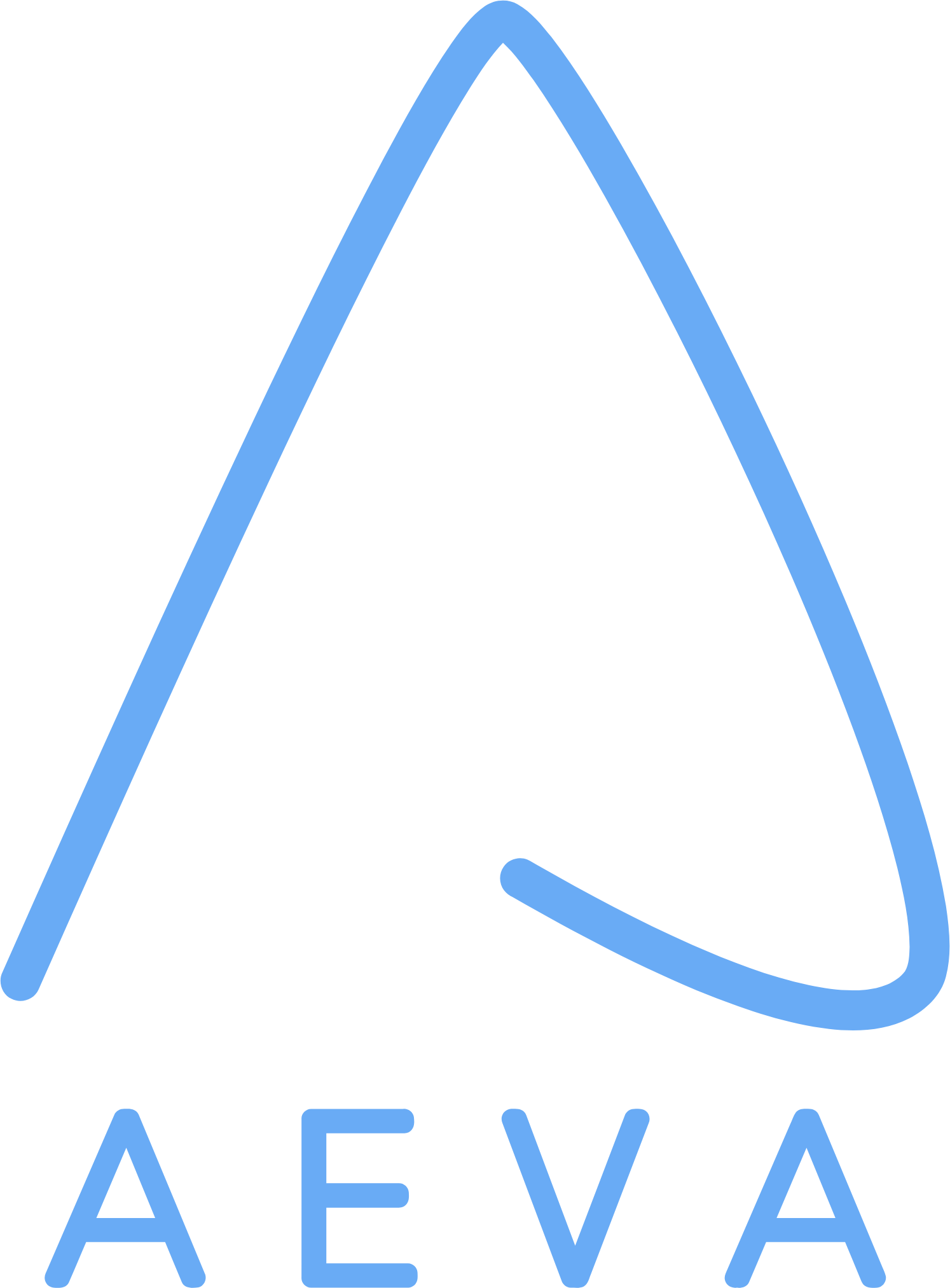 Aeva Technologies logo in transparent PNG and vectorized SVG formats