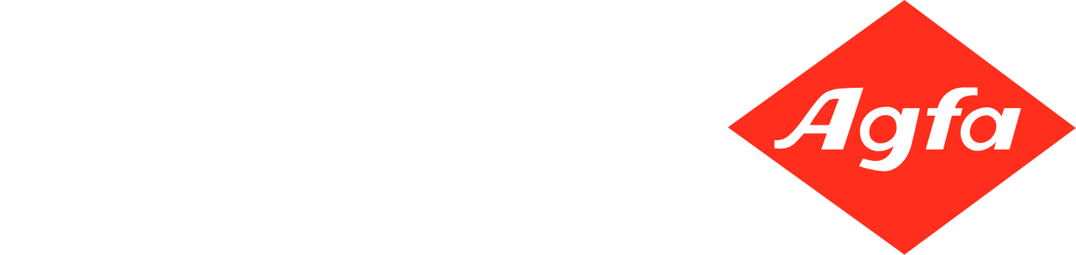 Agfa-Gevaert logo fulle size on a dark background (transparent PNG)