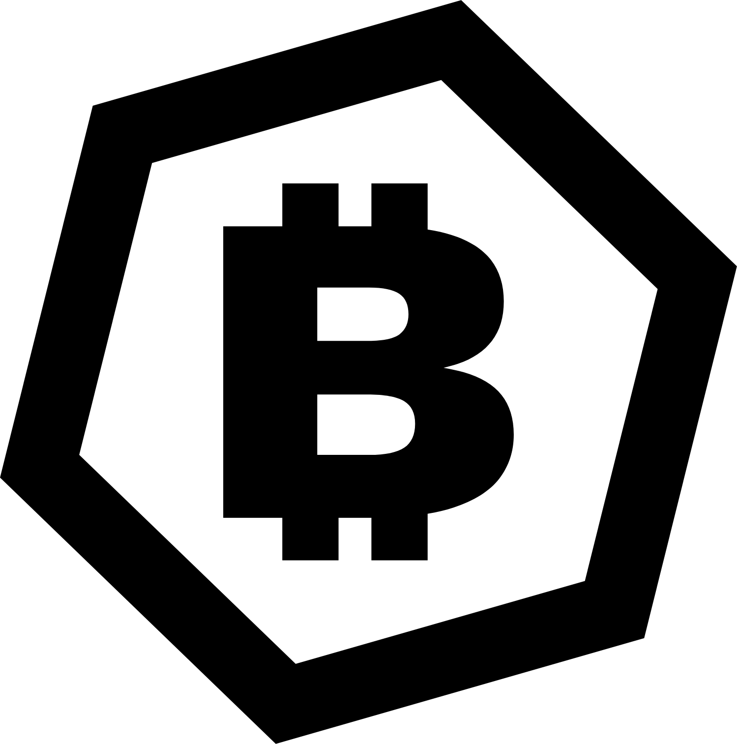 Capital B logo (transparent PNG)