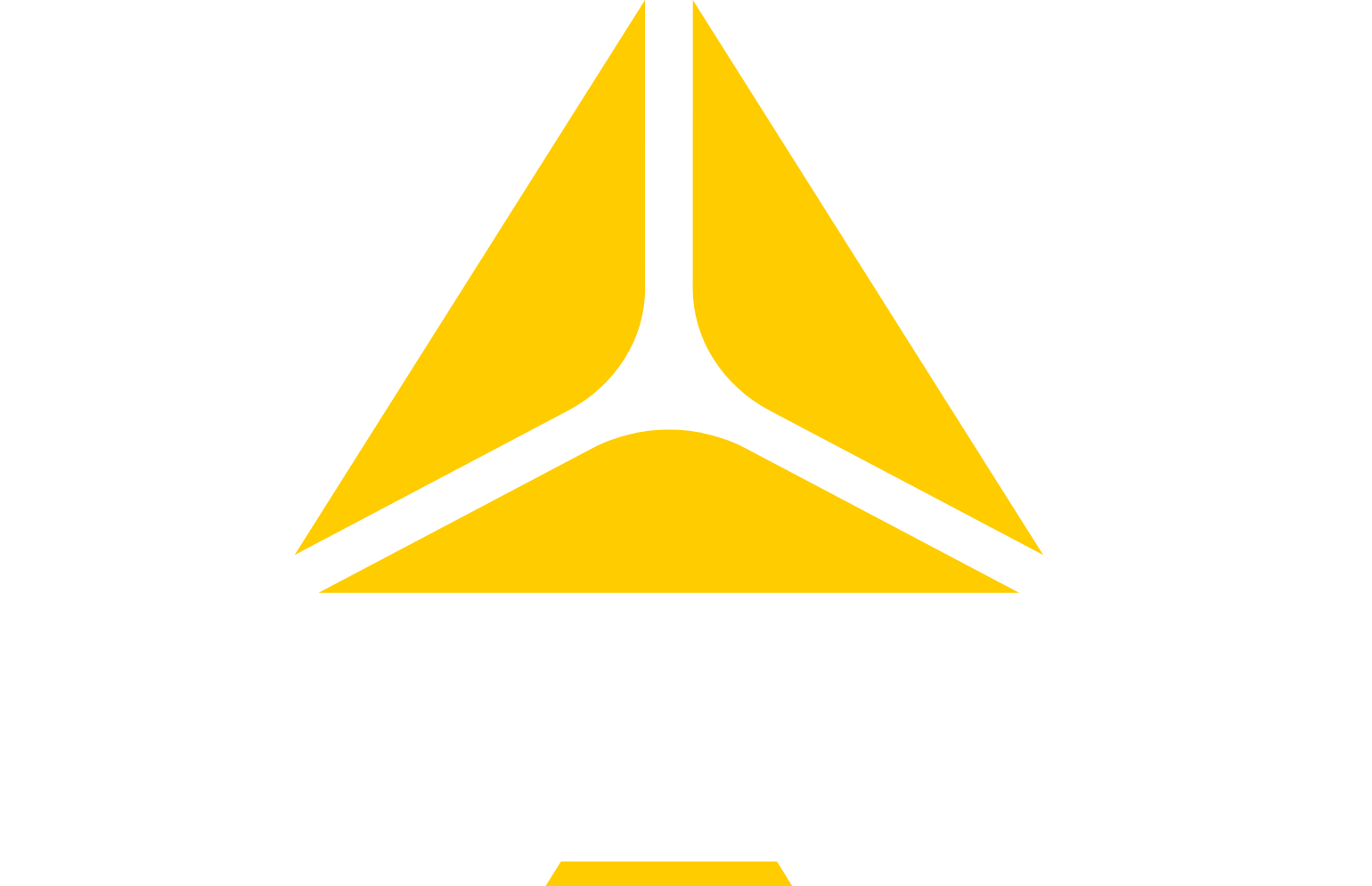 Delta Plus Group logo grand pour les fonds sombres (PNG transparent)