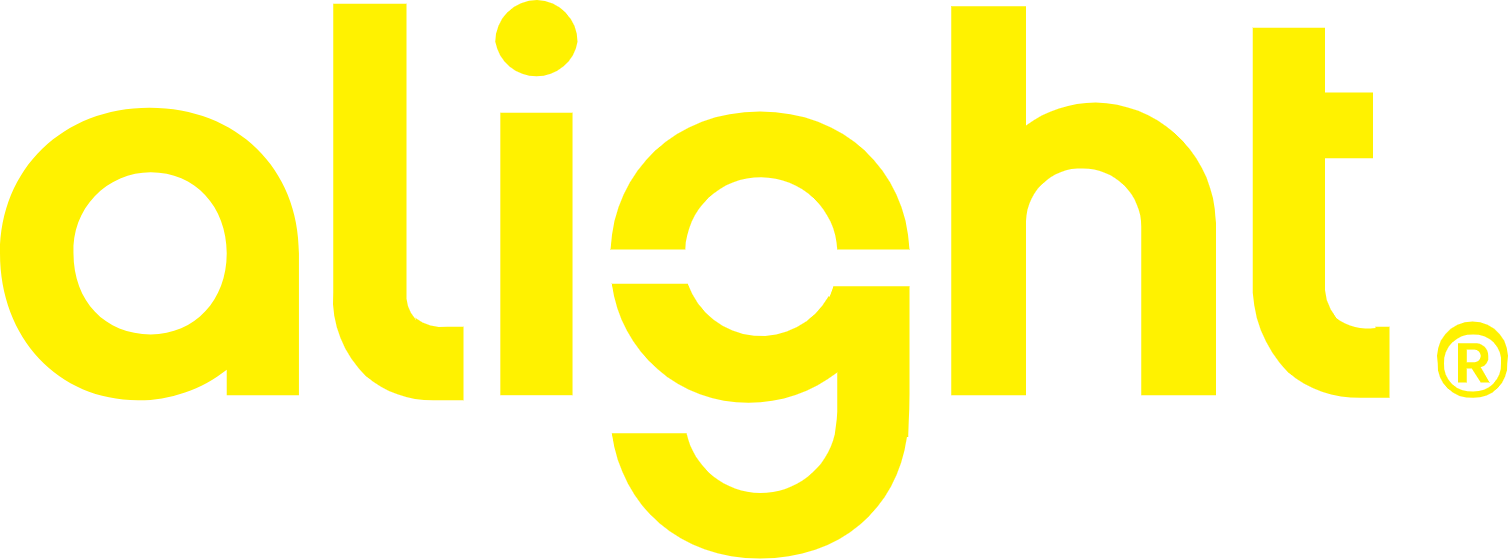 Alight logo grand pour les fonds sombres (PNG transparent)