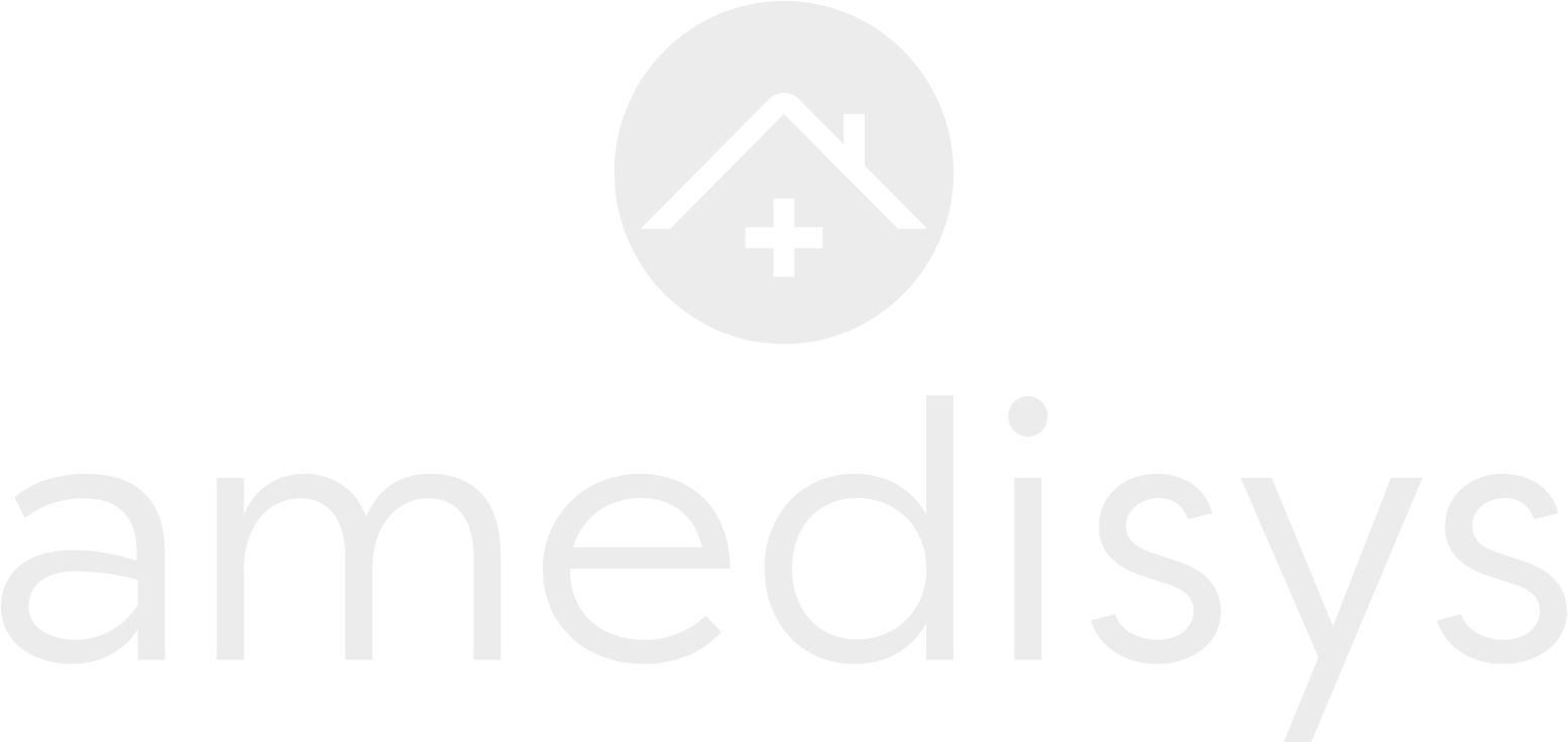 Amedisys logo fulle size on a dark background (transparent PNG)