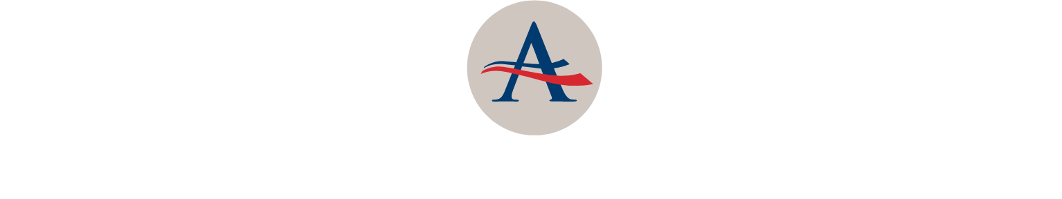 American National Bank & Trust Company logo fulle size on a dark background (transparent PNG)